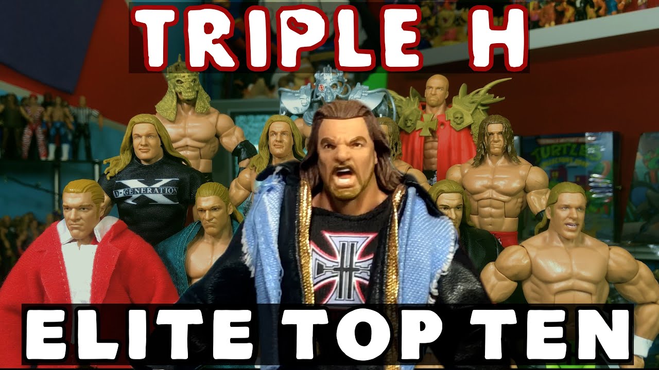 Top 10 Triple H Elite Style WWE Figures by Mattel