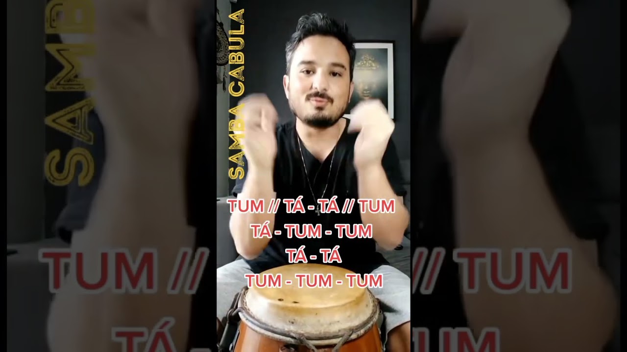 Aprenda o toque SAMBA CABULA em 1 minuto.