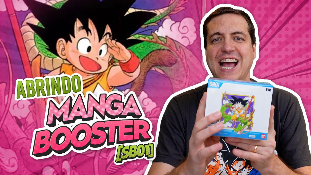 🔥ABRINDO UMA CAIXA COMPLETA do MANGA BOOSTER SB01 – Dragon Ball Fusion World! Será que vem carta TOP