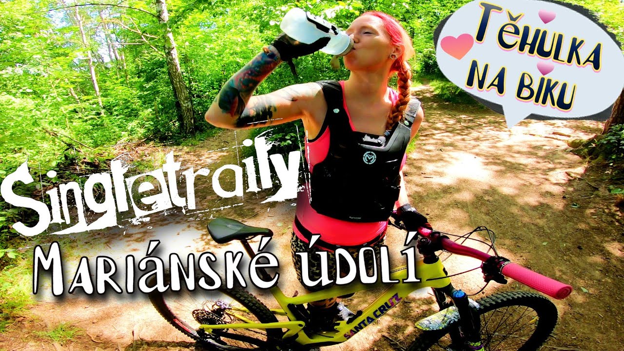 S těhulkou na biku: Mariánské údolí v Brně
