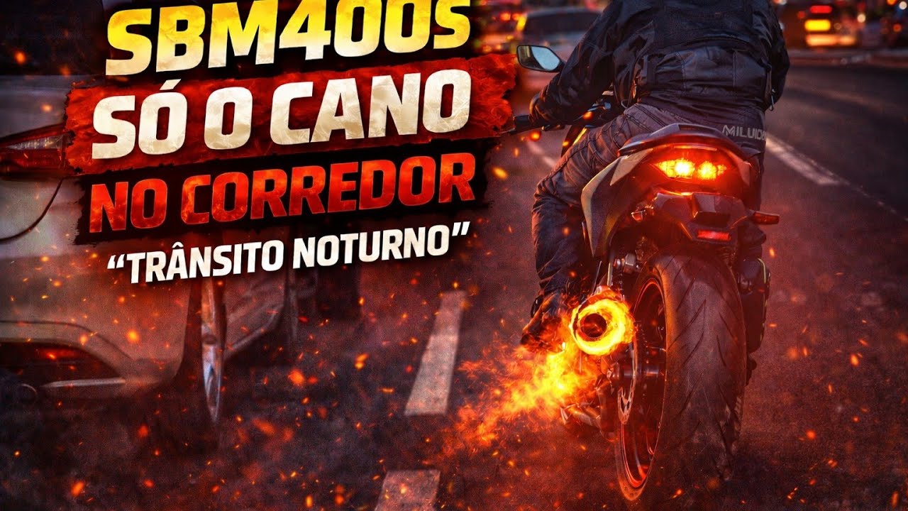 SBM 400S SÓ O CANO 😈🔥 no corredor 