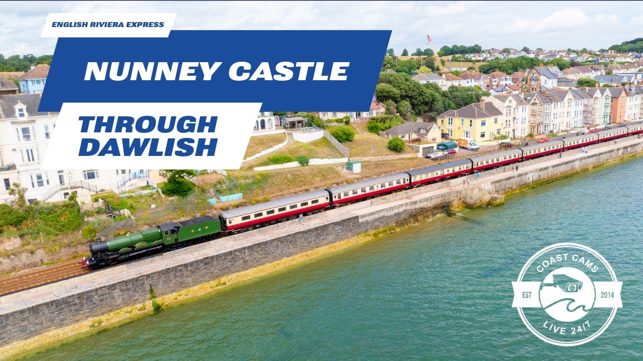 Watch This Steam Train Race The Waves! English Riviera Express