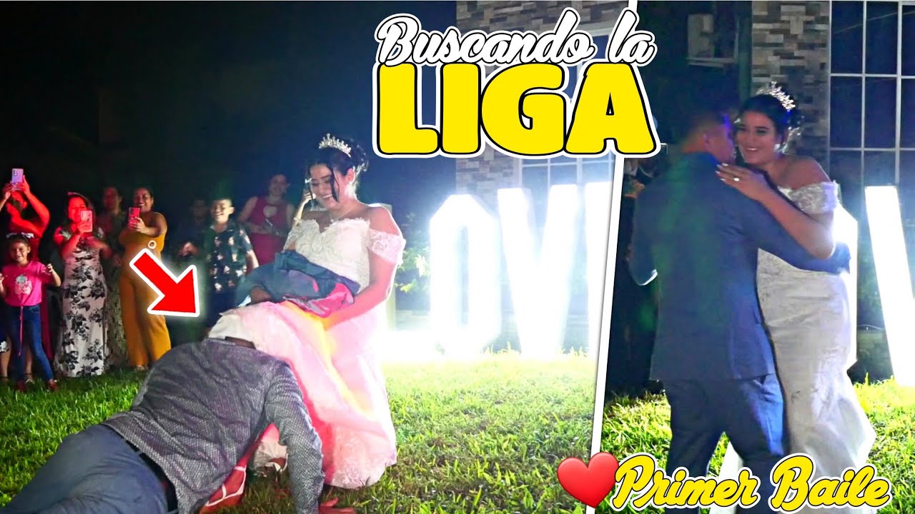 BUSCANDO LA LIGA EN LA PIERNA DE MI ESPOSA ❤️ NUESTRO PRIMER BAILE DE ESPOSOS