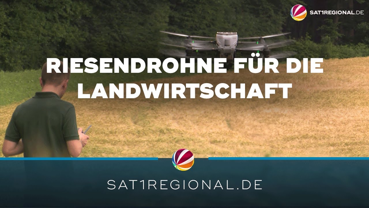 Riesendrohne für Aussaat im Einsatz – Pilotprojekt in Schleswig-Holstein