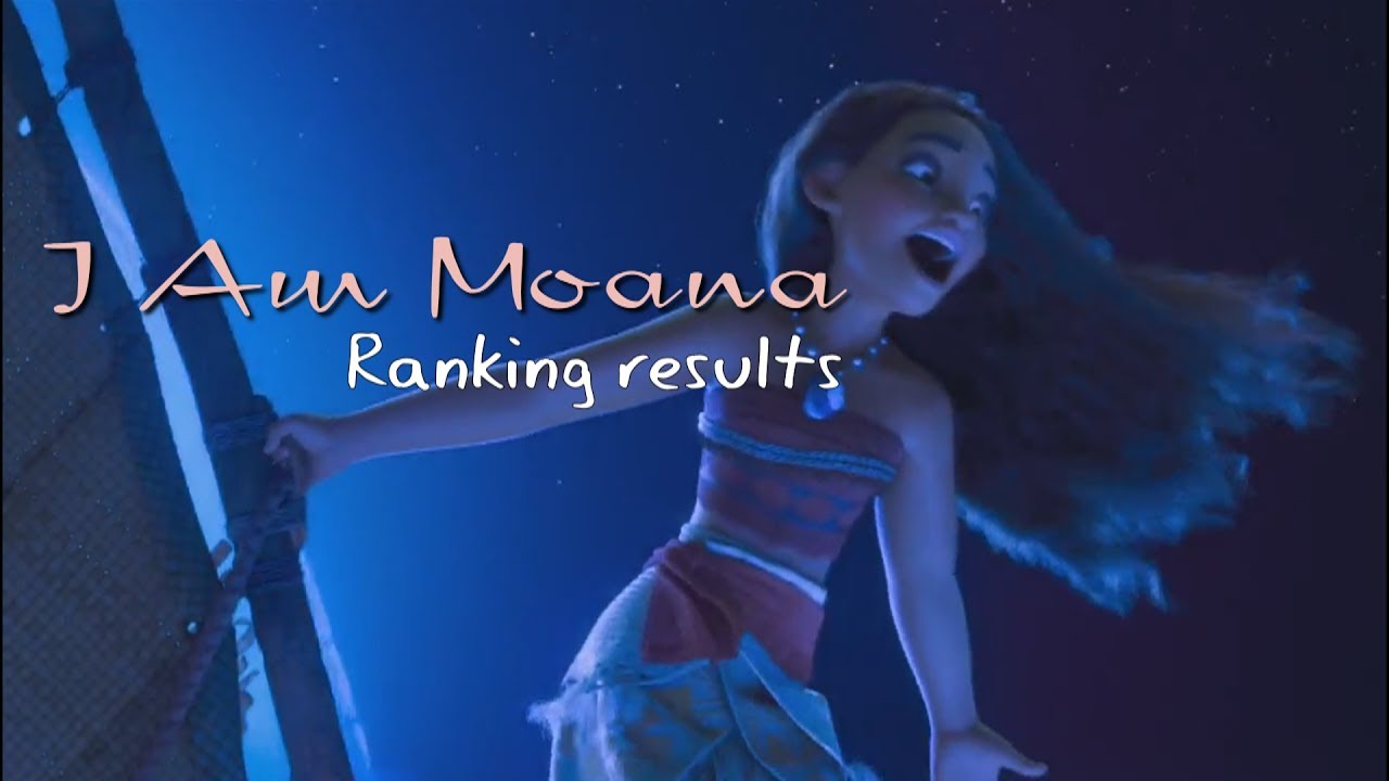 "I Am Moana"  | Your favorites | RESULTS [Full Ranking]