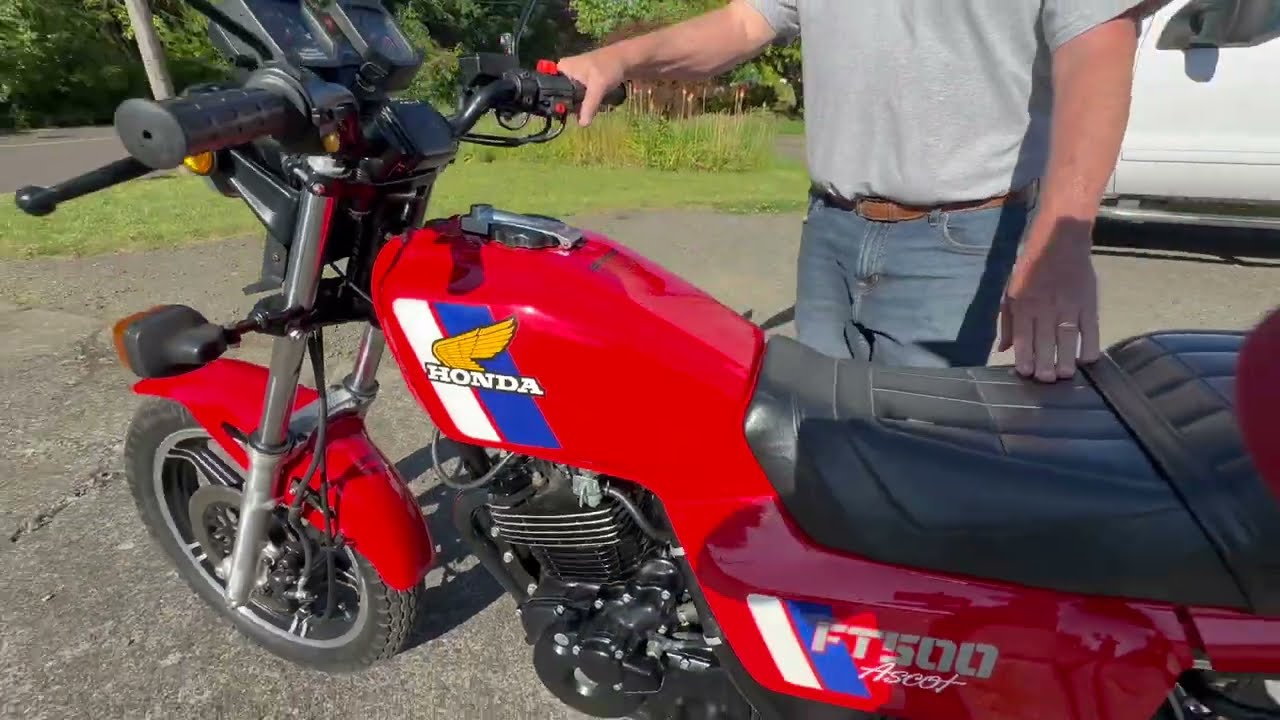 1983 Honda FT500 Ascot Cold Start