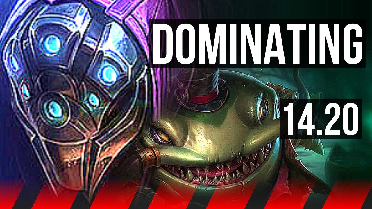 JAX vs TAHM KENCH (TOP) | Dominating | NA Master | 14.20