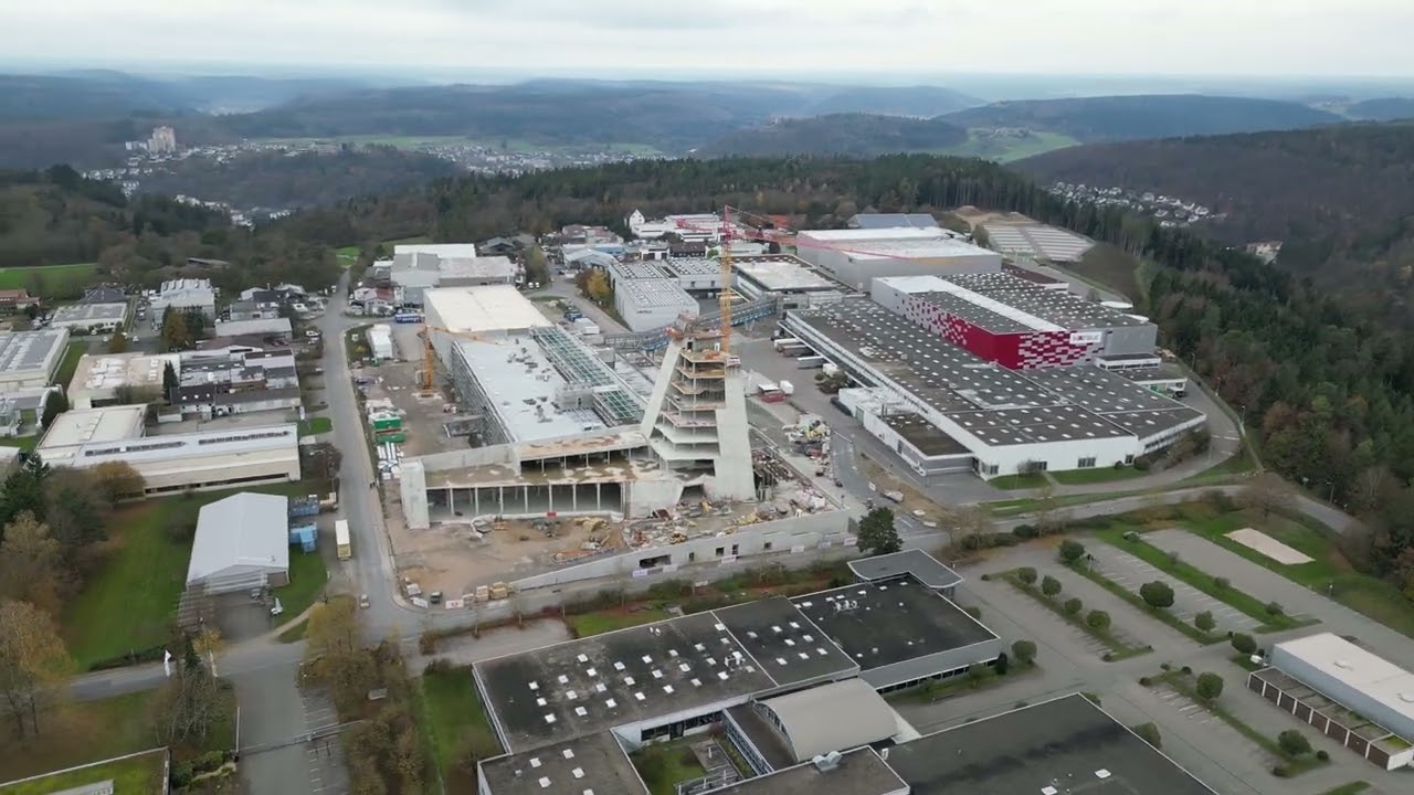 Nagold Baustelle Häfele Dynamik-Zentrum Nov. 2024