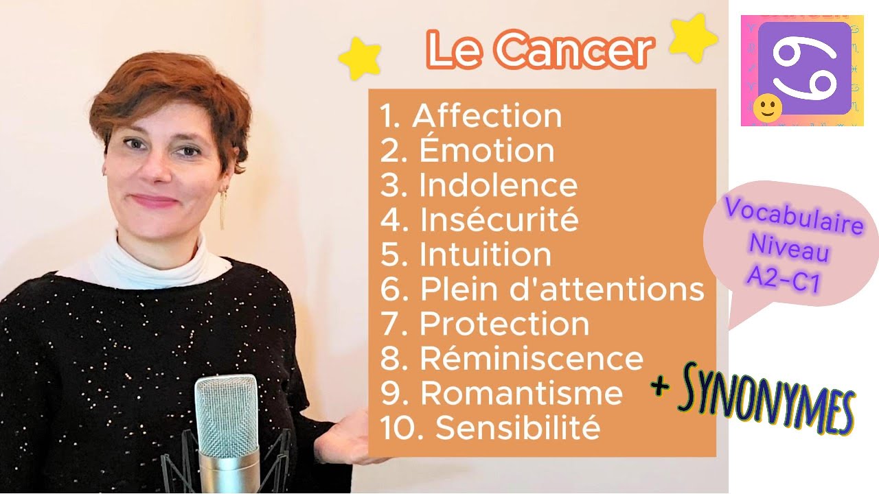 CANCER : Votre signe révèle vos secrets… et votre vocabulaire !