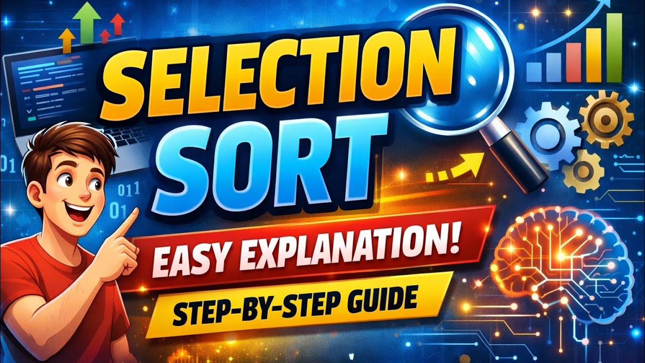 Selection Sort Explained Simply | Easy & Clear Tutorial | #12
