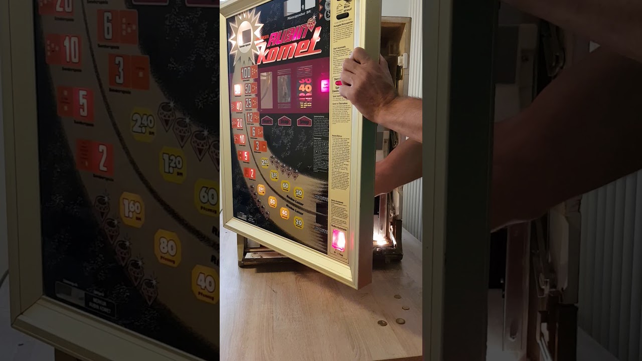 Spielautomat geldspielautomat Merkur Rubin Komet