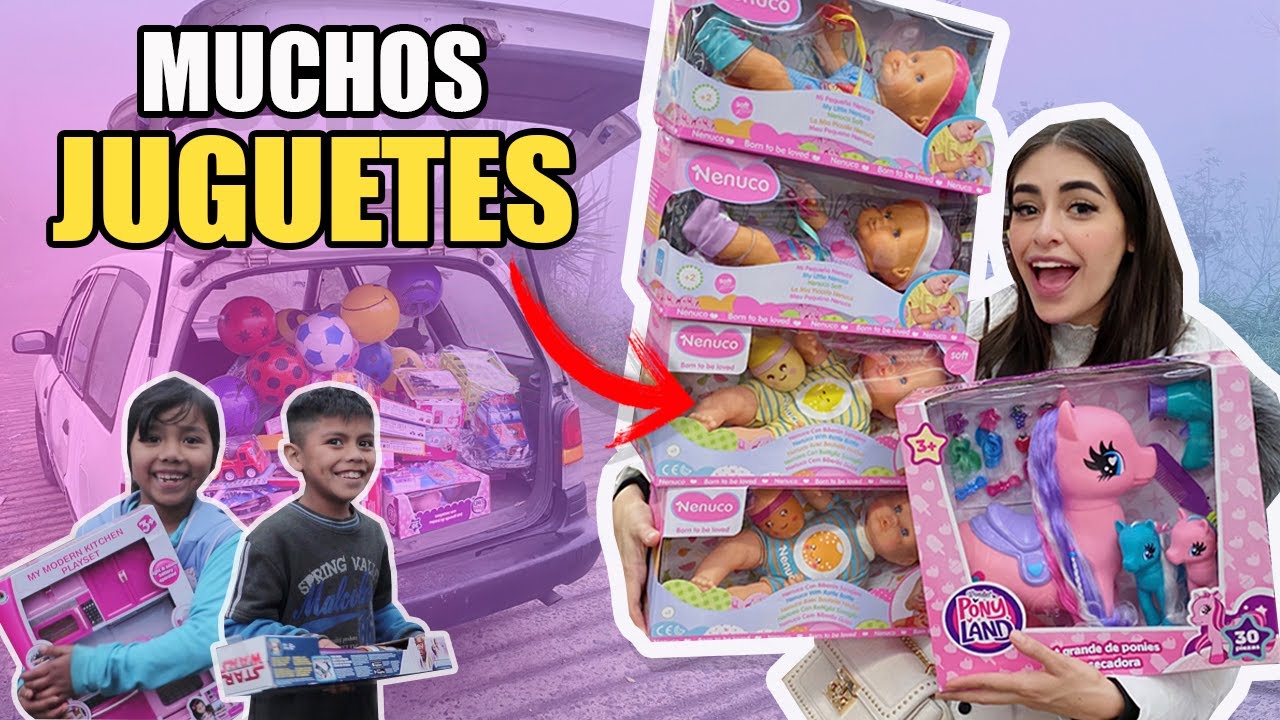REGALANDO JUGUETES en la CALLE!