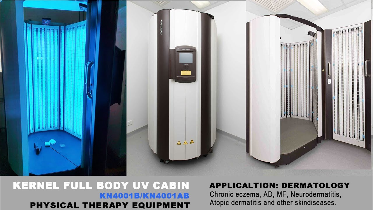 Kernel KN-4001B UVB/UVA Full Body Cabinet UVB 311nm UVB Lamps UV Phototherapy for Psoriasis Vitiligo