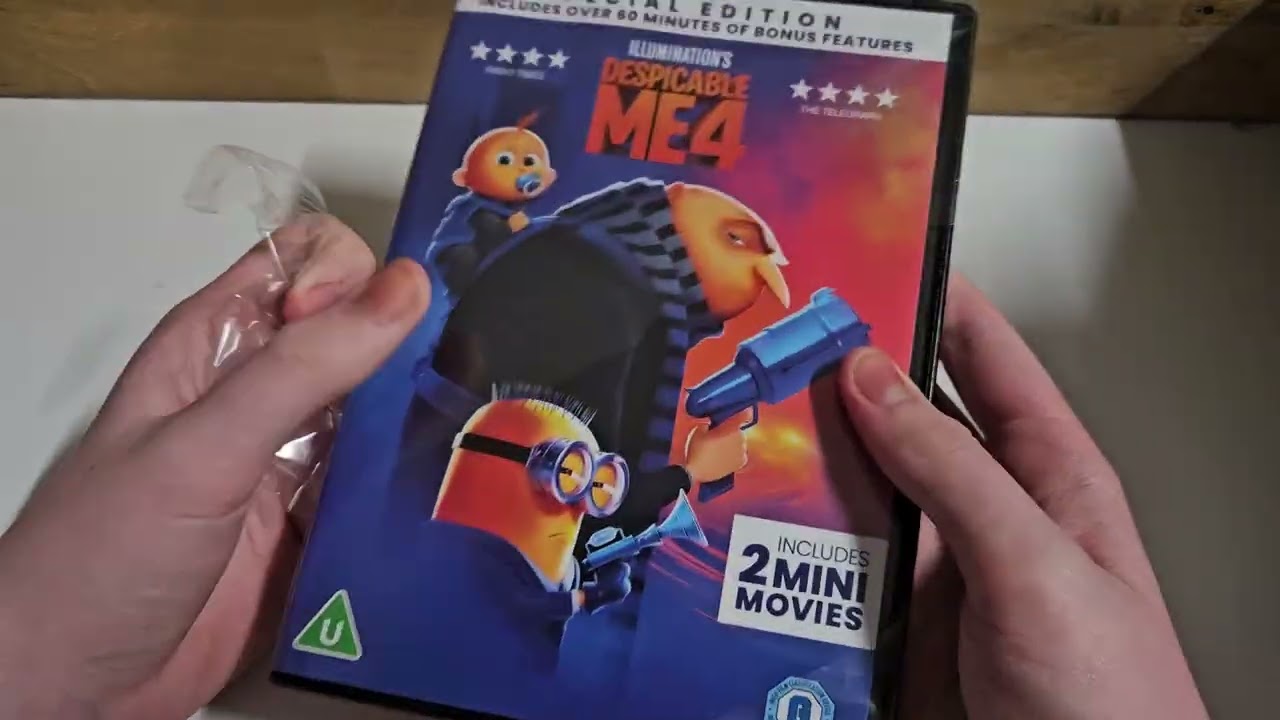 Despicable Me 4 & Kung Fu Panda 4 (UK) DVD Unboxing