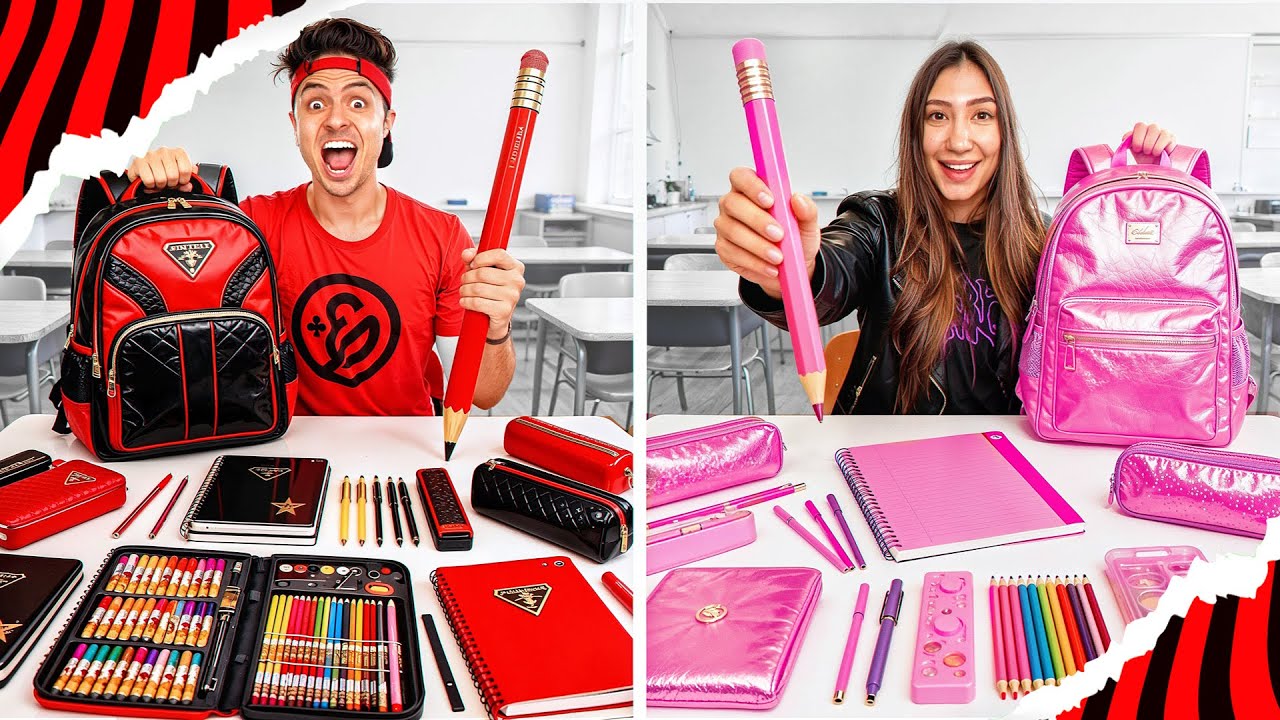 O MELHOR MATERIAL ESCOLAR DE CADA COR VENCE!