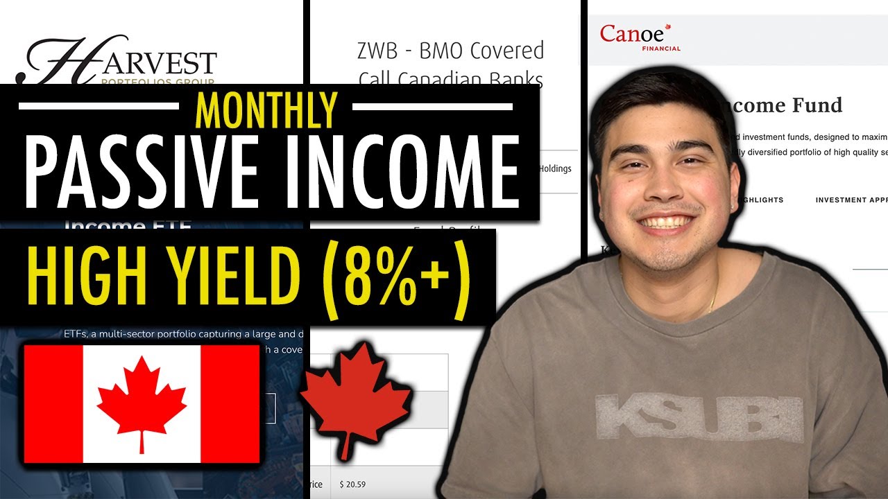 3 HIGH-INCOME Canadian ETFs To Buy With MONTHLY DIVIDENDS (8%+ YIELDS)