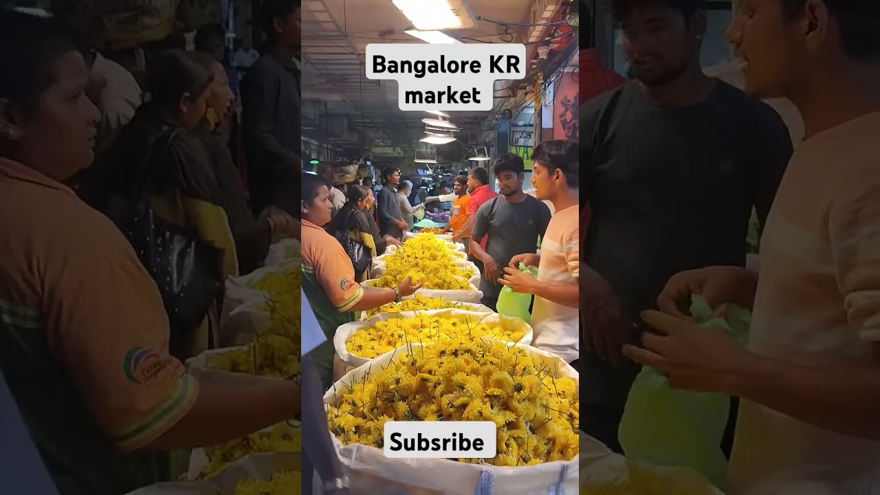 KR market in Bangalore #krmarket #Bangalore #karnatakanews #love