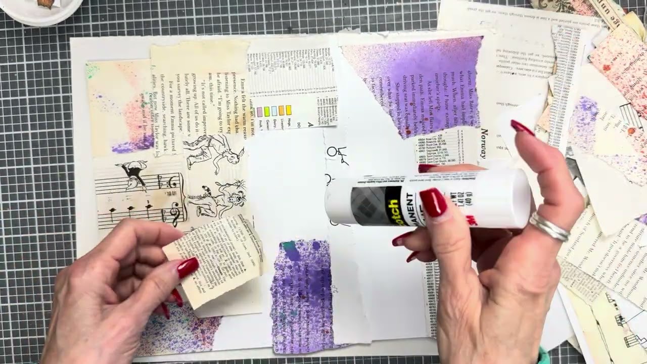 Use Your Scraps - Mini Masterboard No.12 @drnmarketbydebbie #useyourscraps  #masterboardcollage