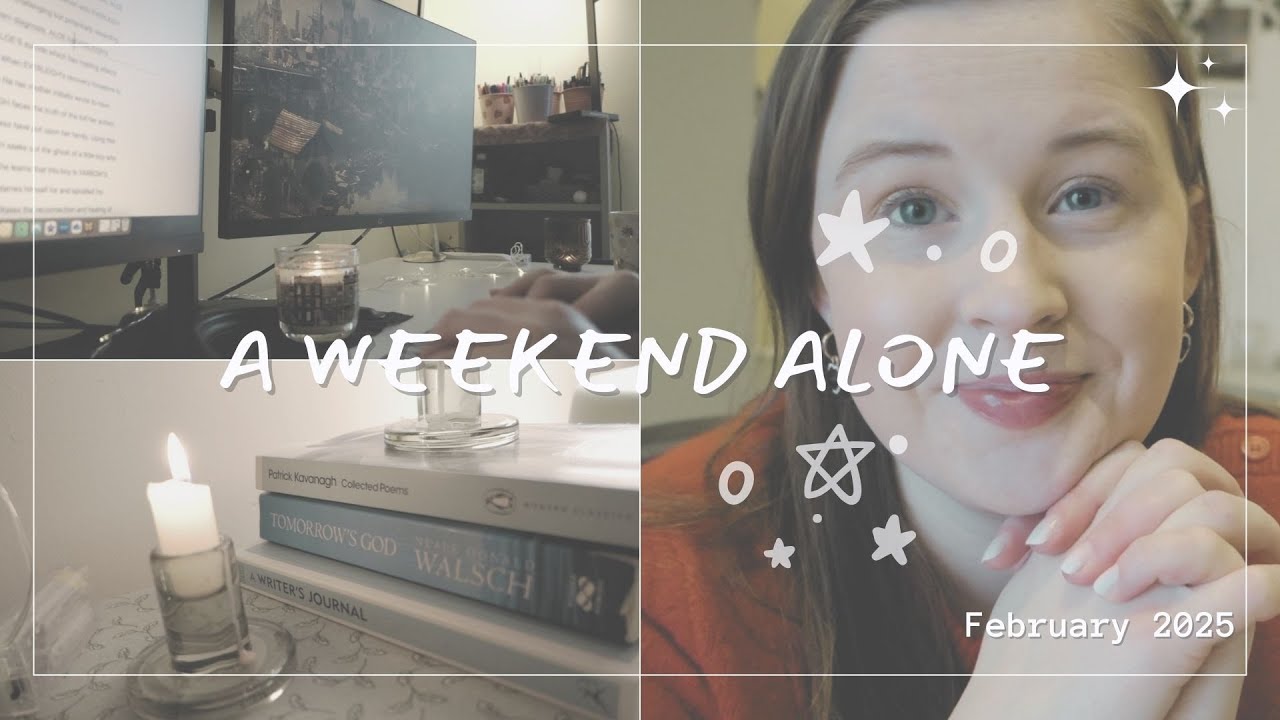 A blissfully quiet weekend spent entirely alone - writing, organising medication, reluctant rest