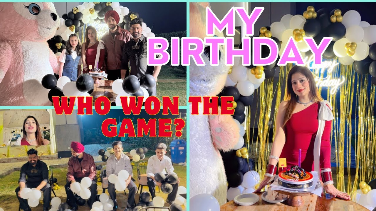 Kon jiteya game birthday party te??? #birthdaycelebration #kaur_manpreet25 #vlogs 