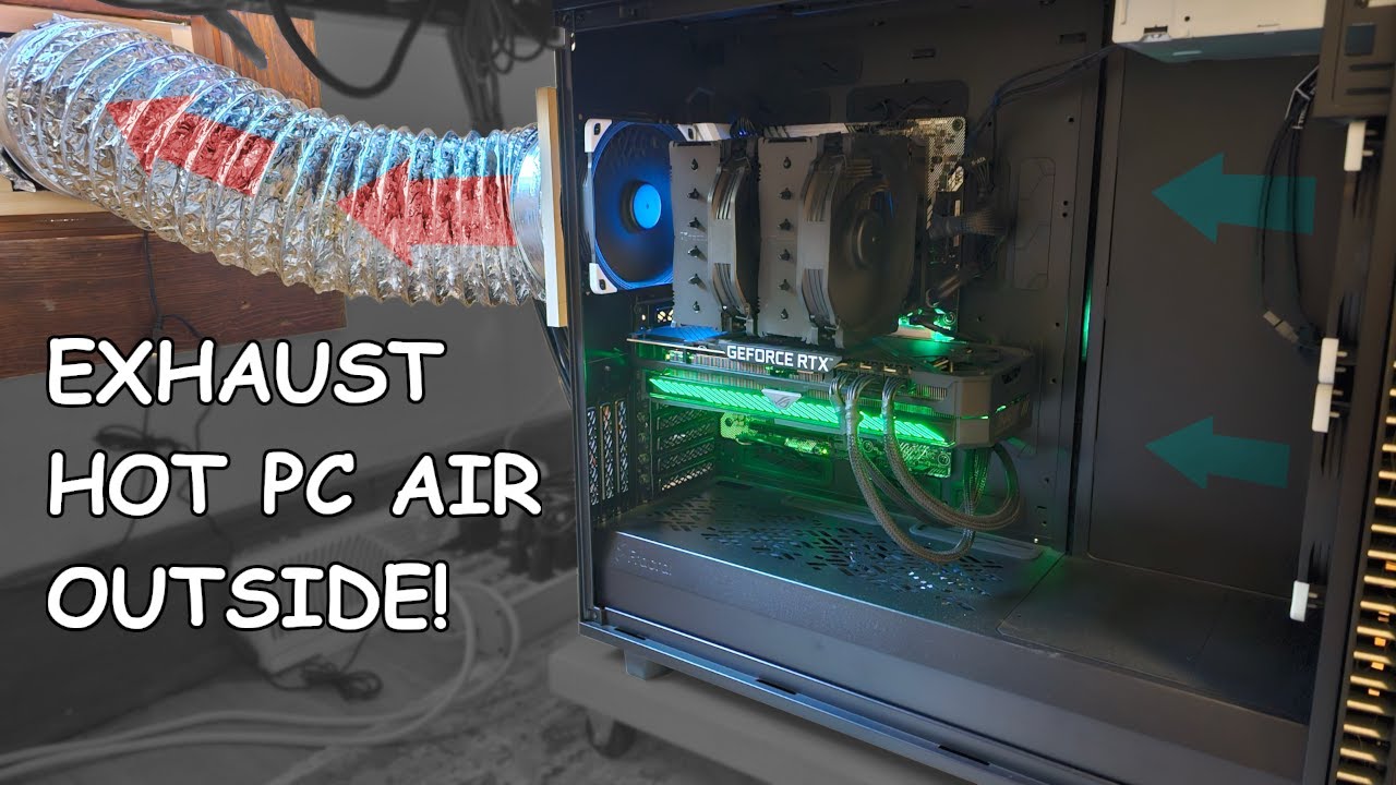 Room Getting Hot? Move Hot PC Air Outside