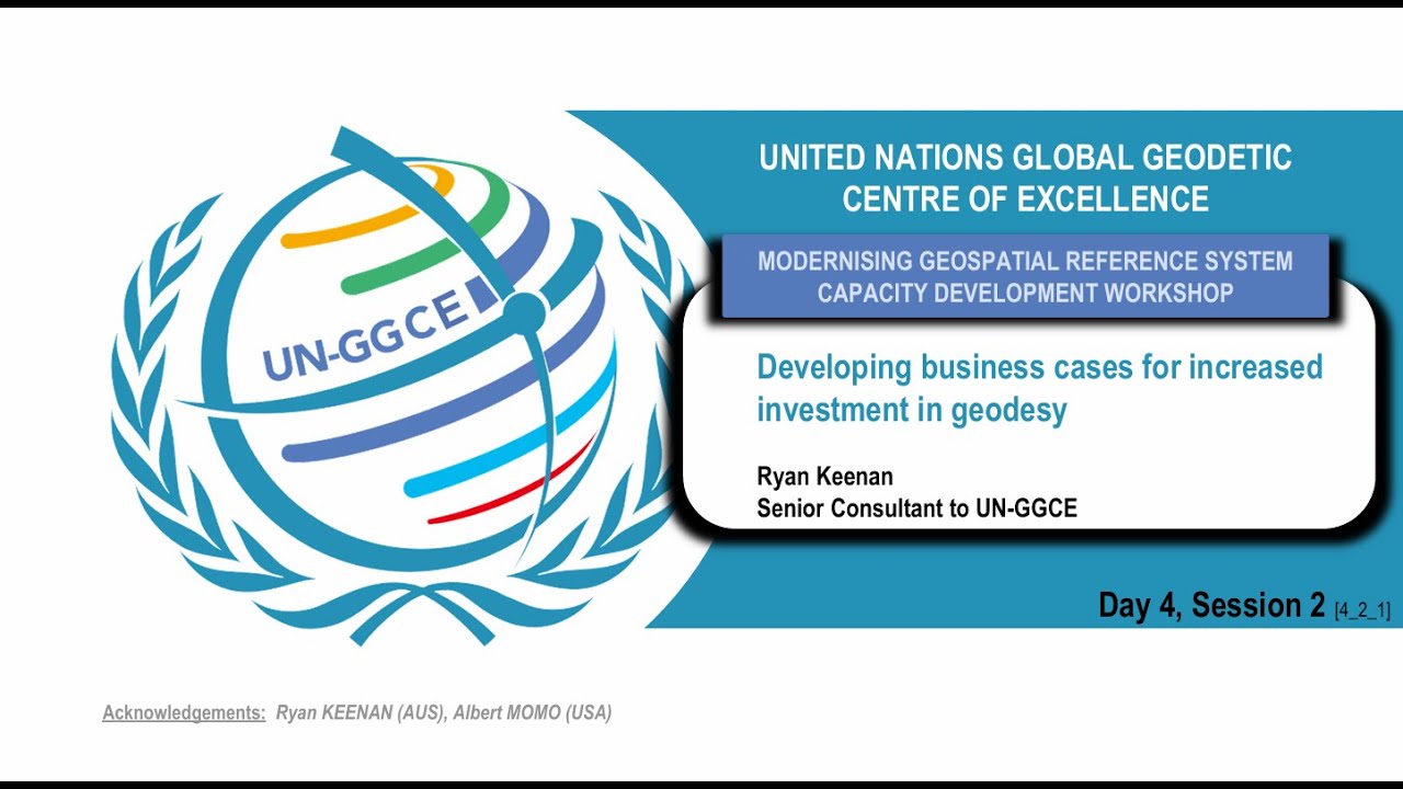 Developing business cases for increased  investment in geodesy