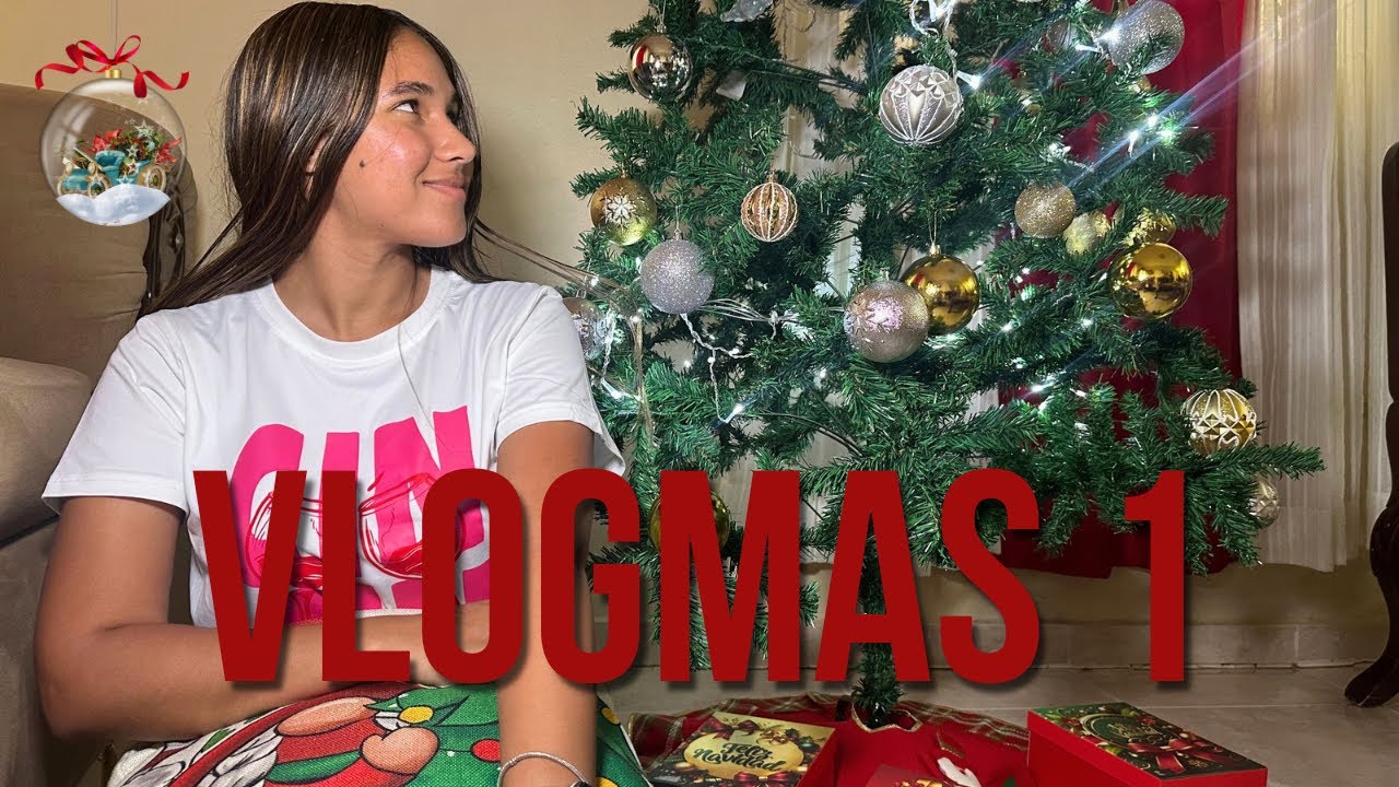 Vlogmas 1 — Mi primer árbol de Navidad 🎄