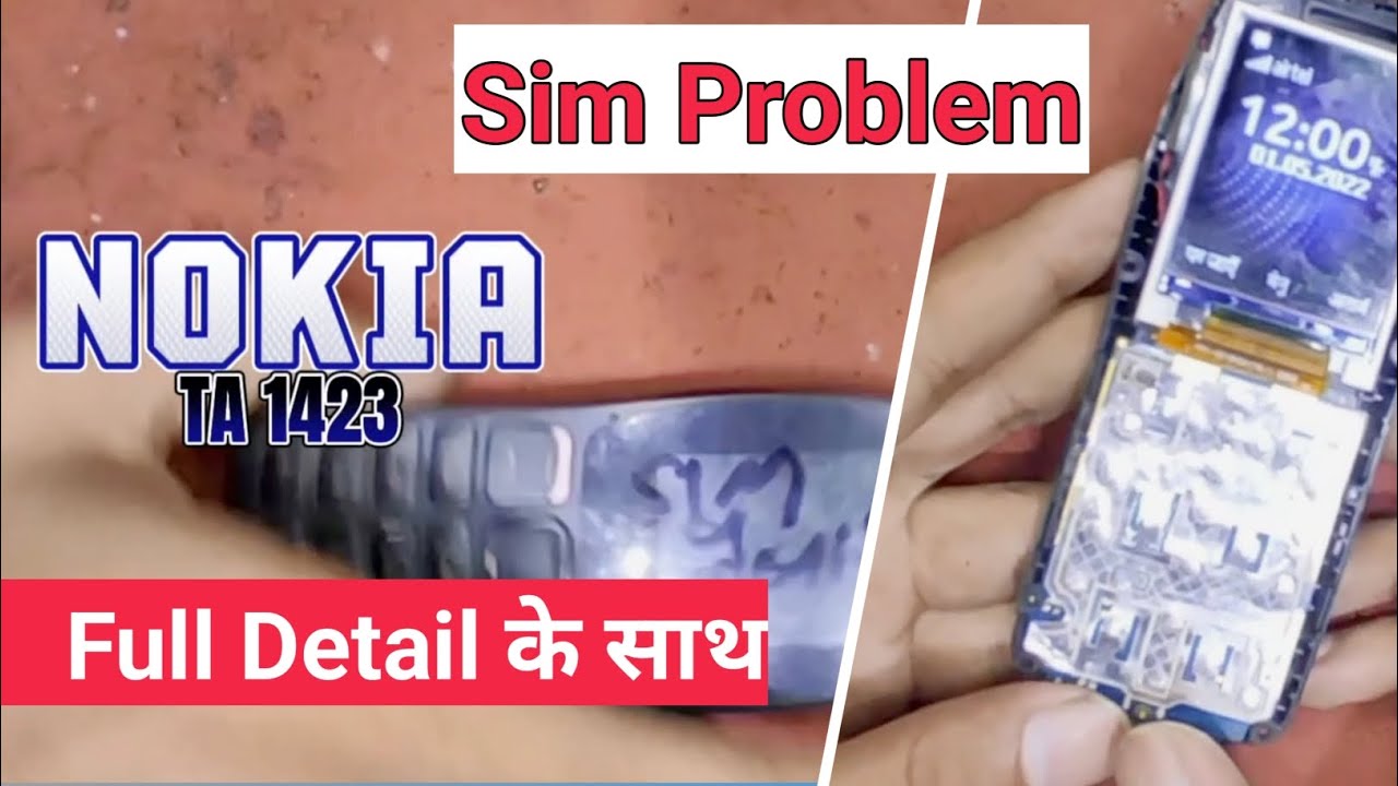 nokia ta 1423 no sim card solution | nokia 105 Ta1423 insert sim jumper |