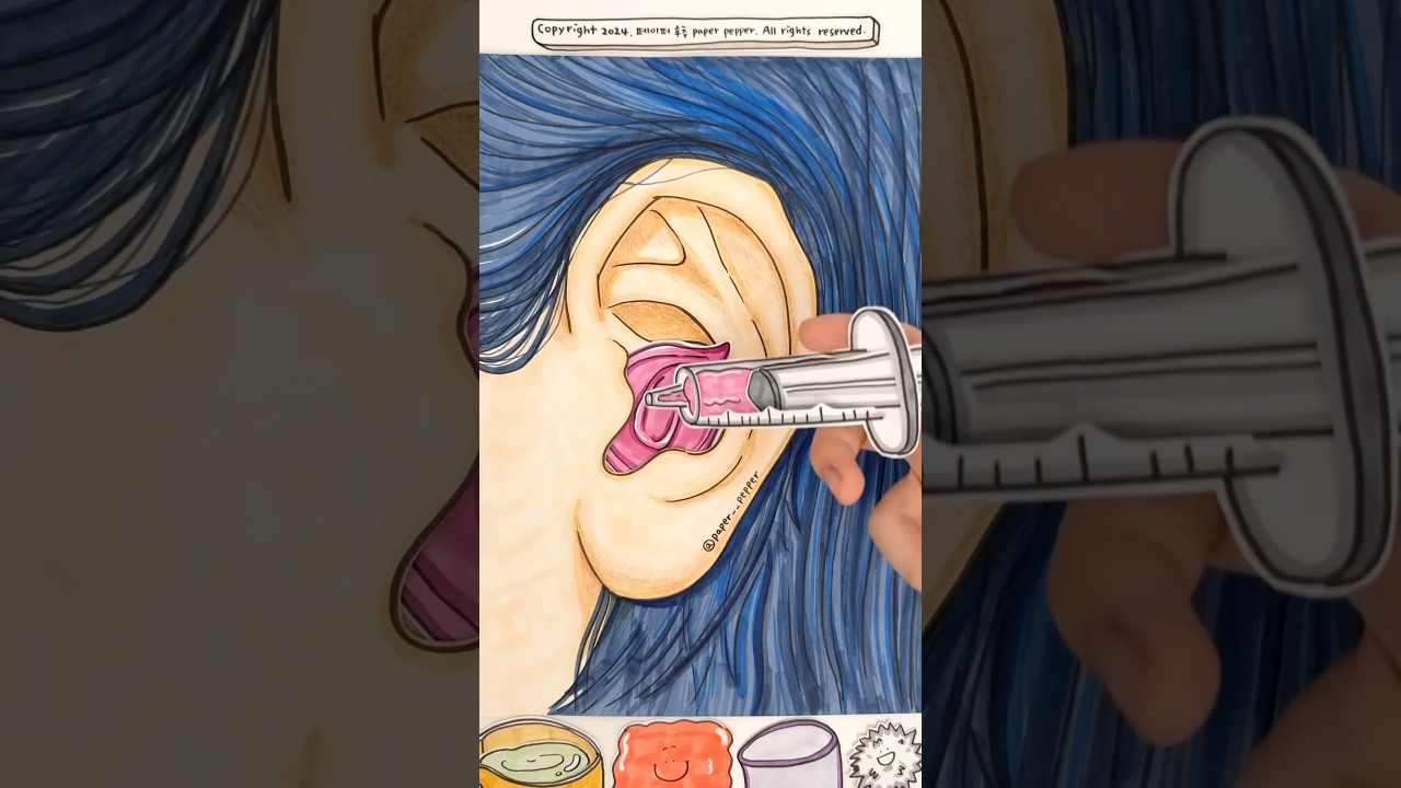 Custom in-ear ASMR [Howl's Moving Castle] #asmr #satisfying #drawing