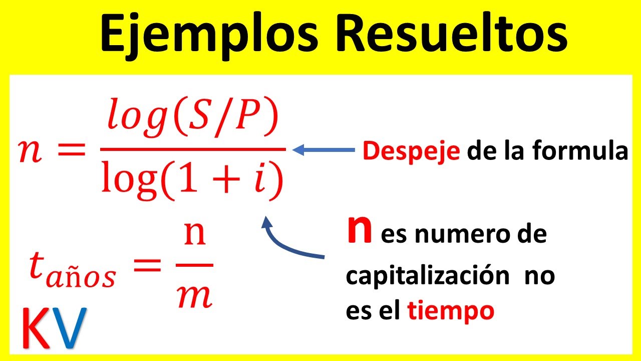 Como Calcular el 🕐TIEMPO en interes compuesto CAPITALIZABLE