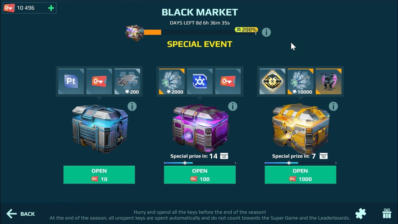 10,000 Keys War Robots Chest Opening!!!