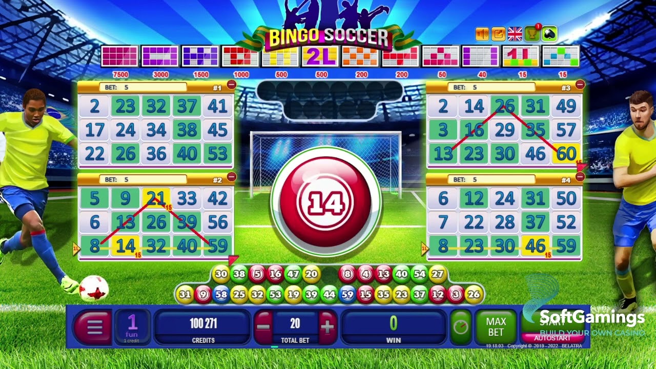 Belatra Games - Bingo Soccer - Gameplay Demo