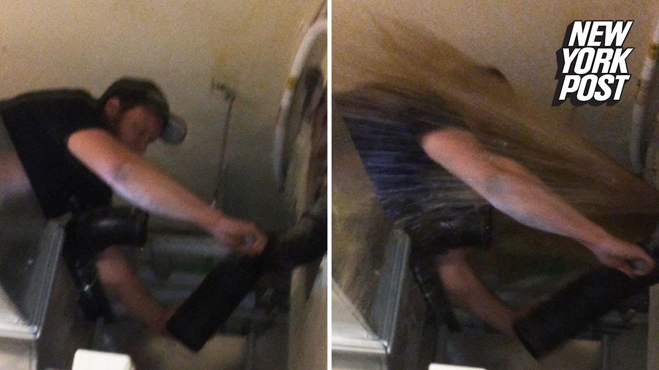 Plumber Gets a Face Full of Raw Sewage from Explosion | New York Post