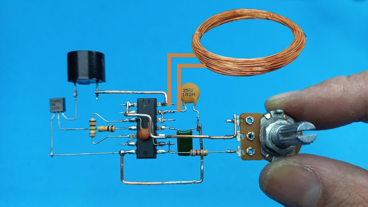 Diy metal detector | Diy CD4011 Metal detector