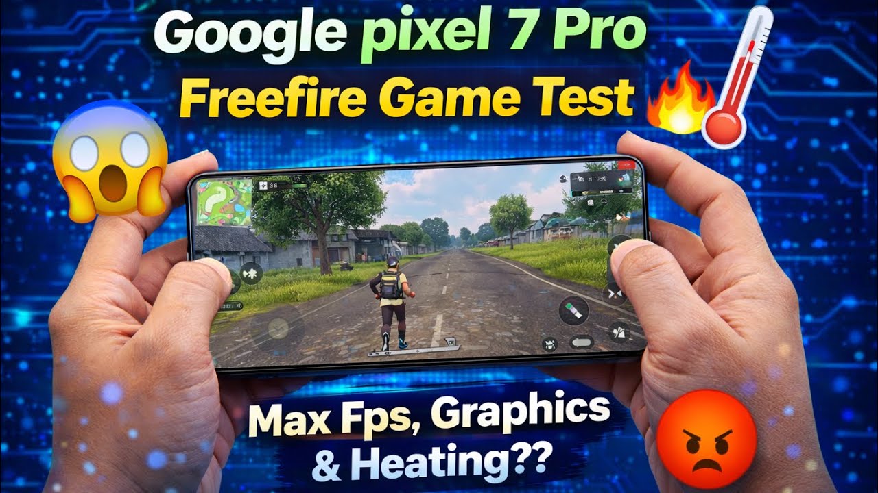Google Pixel 7 Pro Free Fire Extreme Test ⚡ | FPS, Graphics & Heating 🔥