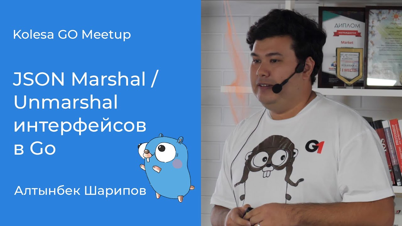 Алтынбек Шарипов, «JSON Marshal / Unmarshal интерфейсов в Go»