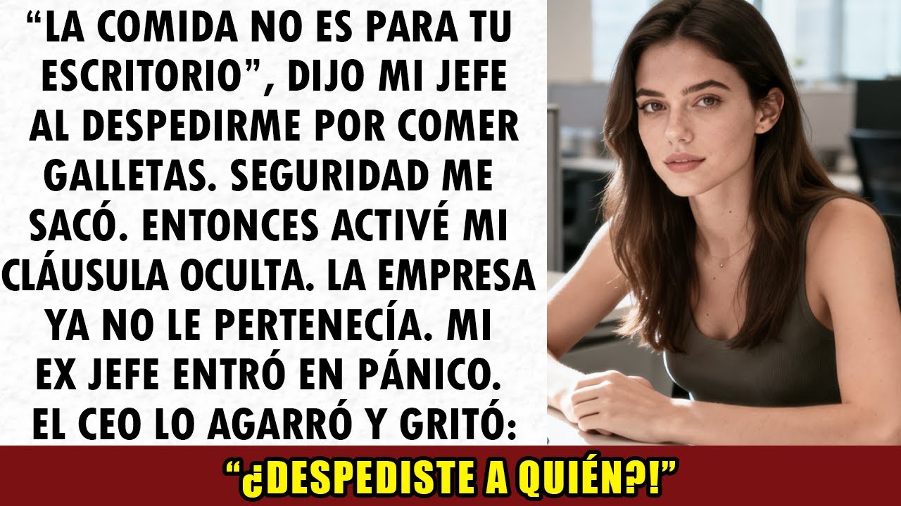 Despedida Por Comer En Mi Escritorio, Destruí Su Acción Como Venganza