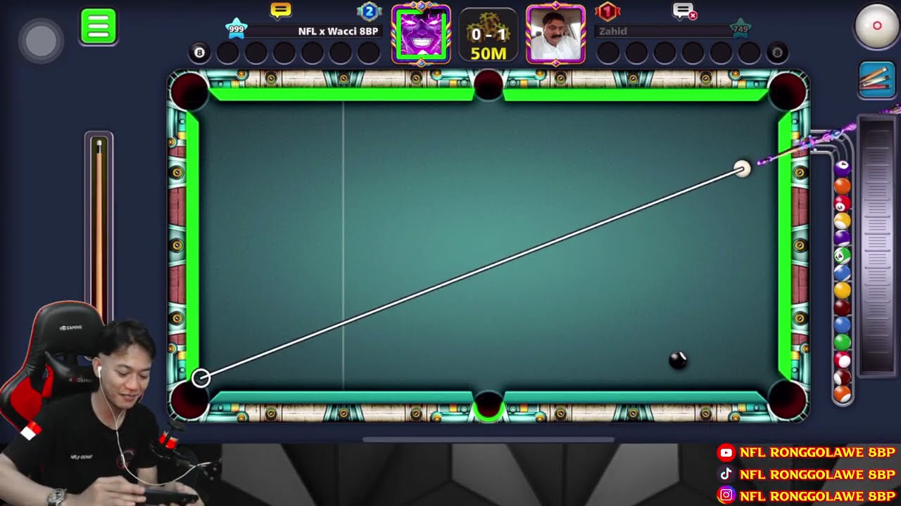 8Ball Pool BERLIN/VENICE NFL Ronggolawe 8BP  TRICKSHOT | KISSHOT LEVEL MAX😱😱