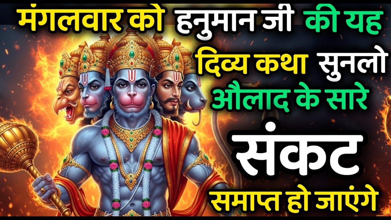 मंगलवार की रात सुनो यह हनुमान कथा | सारे संकट होंगे दूर | Hanuman Ji Katha