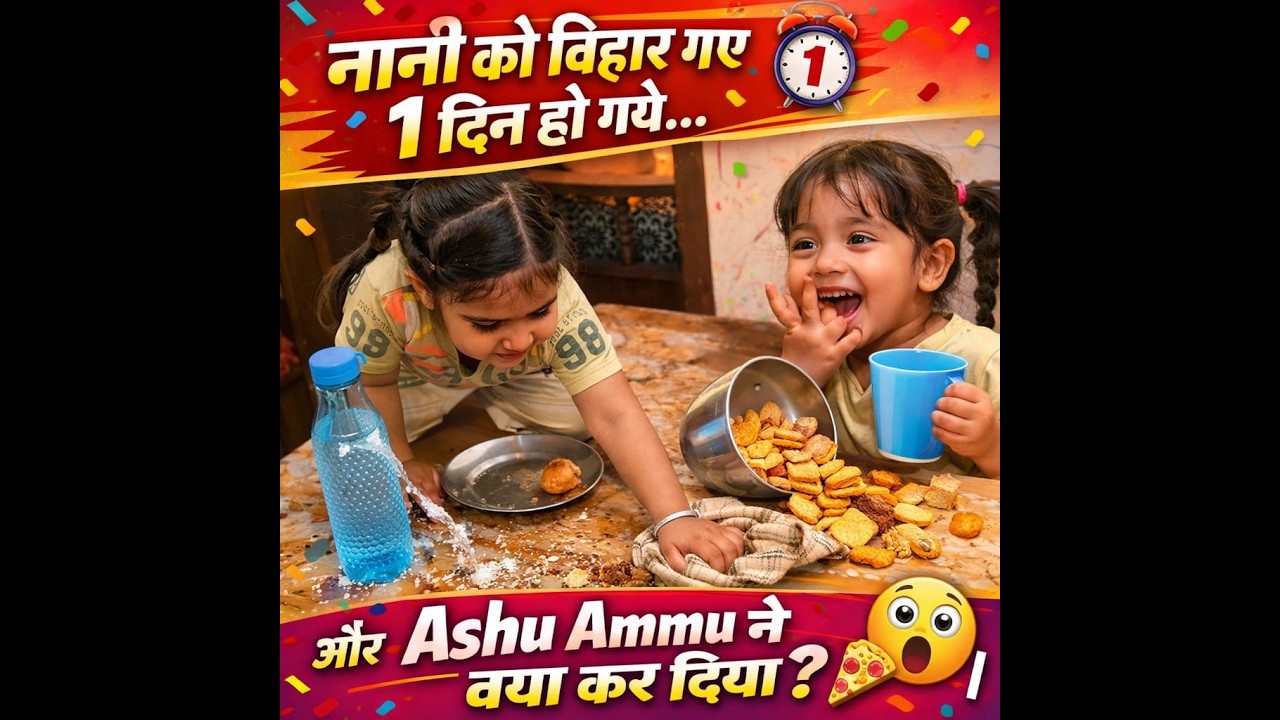 Nani Bihar Gayi Sirf 1 Din… Aur Ashu Ammu Ne Ghar Mein Kya Kar Diya! 😱