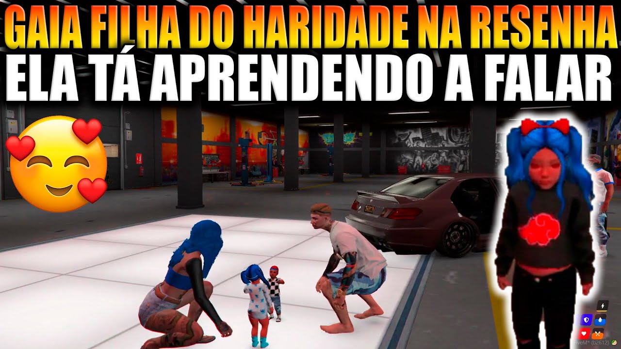GAIA FILHA DO HARIDADE NA RESENHA, ELA TÁ APRENDENDO A FALAR 🥰🥰😍
