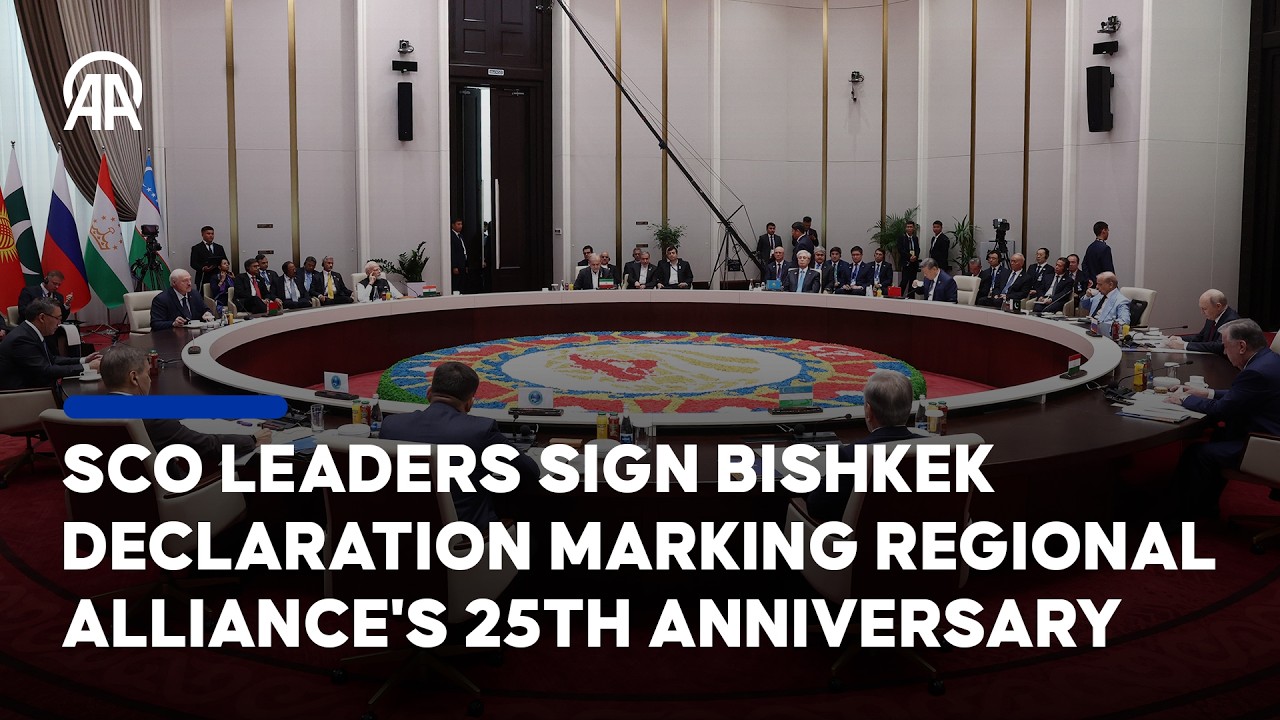 SCO leaders sign Bishkek Declaration on 25th anniversary