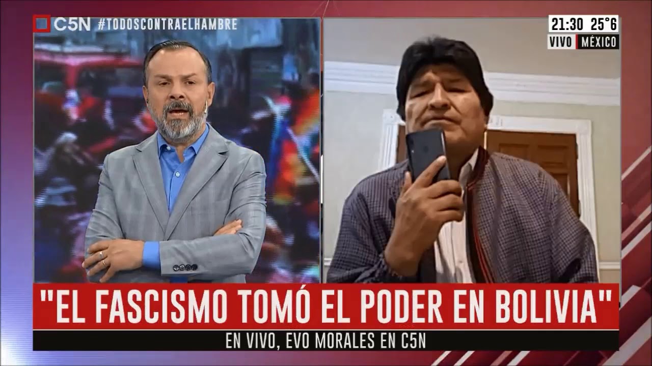 Entrevista exclusiva de Evo Morales con C5N