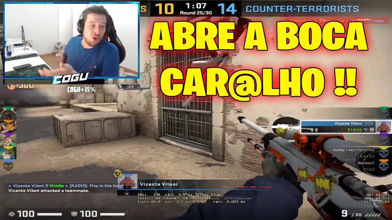 COGU TILTANDO EM LIVE KKKKKKKKKKKKKKKKKKKK