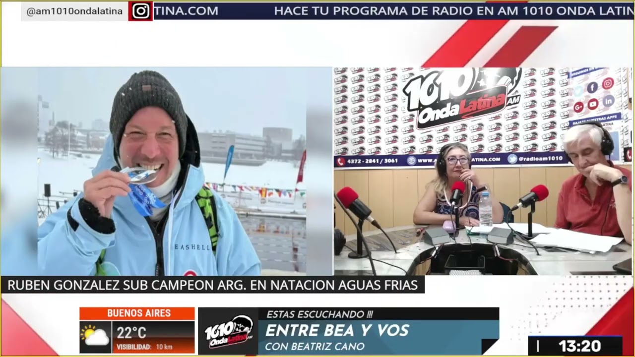 ENTREVISTA A RUBEN GONZALEZ - SUBCAMPEON ARGENTINO NATACION EN AGUAS FRIAS