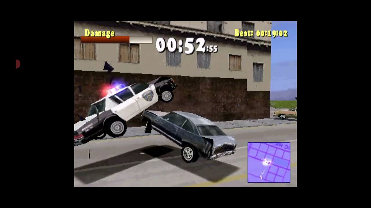 Driver PlayStation 1 Modo Sobrevivência 