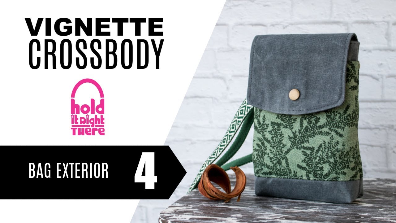How to sew the Vignette Phone Crossbody (Tutorial 4 of 6) - Creating the Exterior
