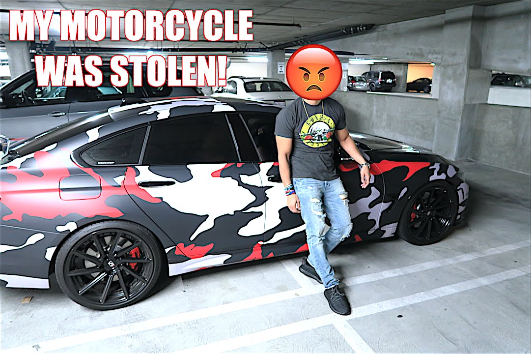 SOMEONE STOLE MY MOTORCYCLE.. :(