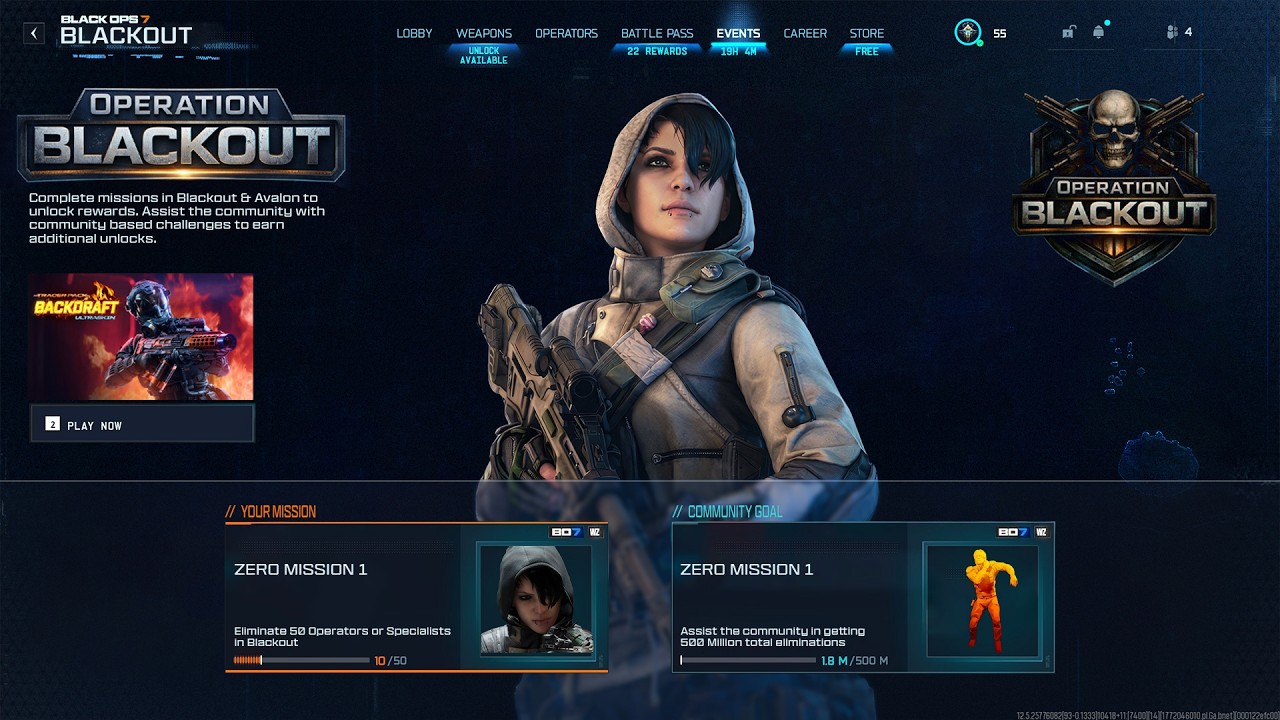 NEW RETURN TO BLACKOUT EVENT & REWARDS! (Zero Specialist Operator, Event Pass & More)