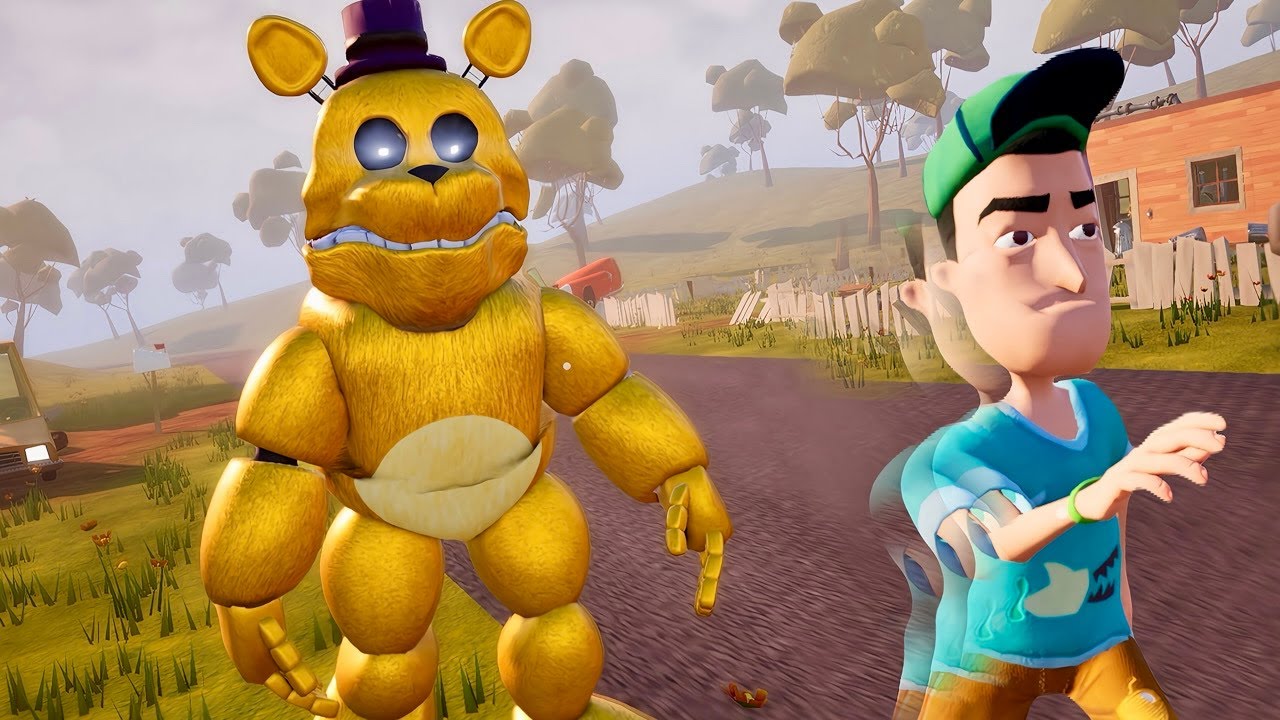 AHORA YO SOY MÁS RÁPIDO QUE FAST FREDBEAR EN HELLO NEIGHBOR